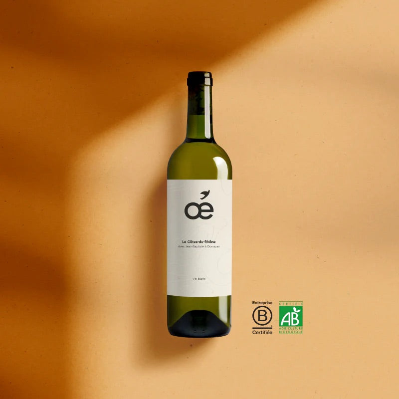 Oé Côtes-du-Rhône Blanc – Organic, fresh and perfectly balanced