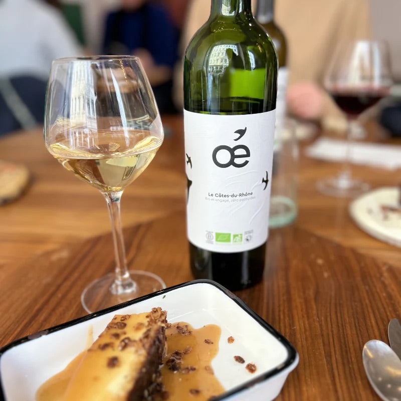 Oé Côtes-du-Rhône Blanc – Organic, fresh and perfectly balanced