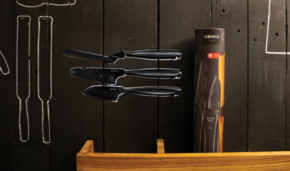 BOSKA Cheese Knife Set Monaco+ Black