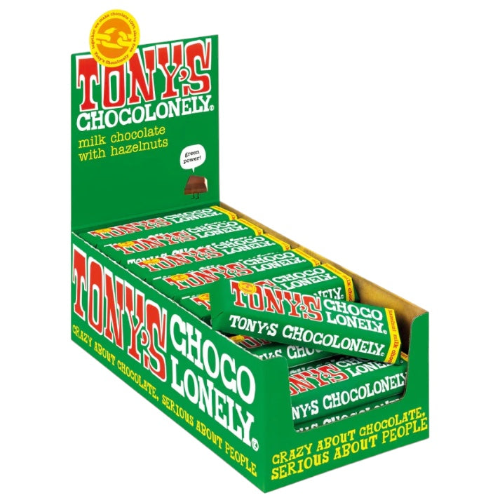 Tony's Chocolonely milk hazelnut 47 grams