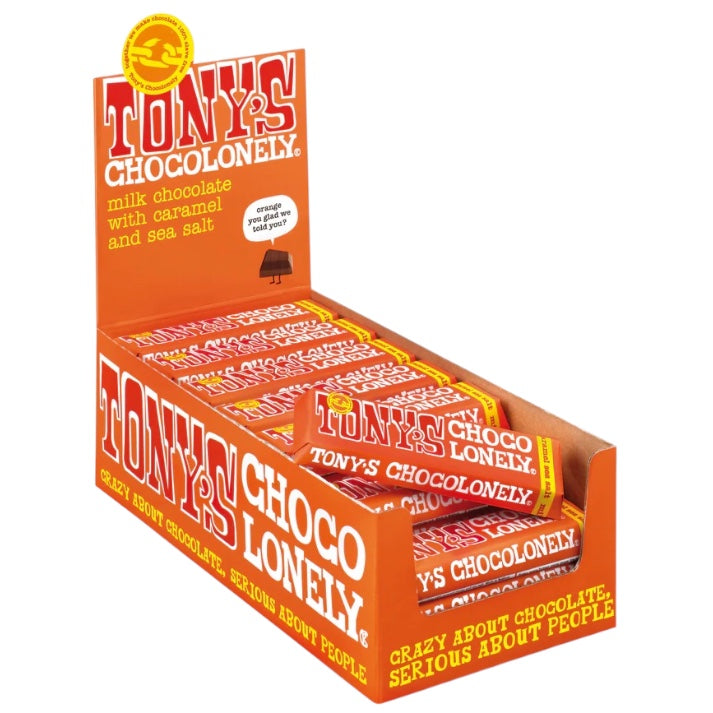 Tony's Chocolonely milk caramel sea salt 47 grams