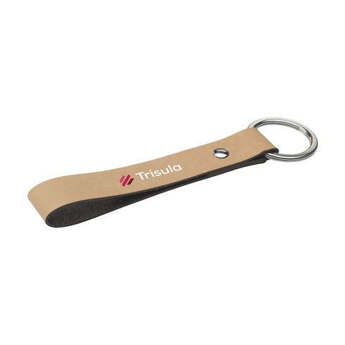 Recycled Leather Keyring Keychain