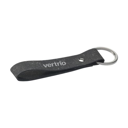 Recycled Leather Keyring Keychain