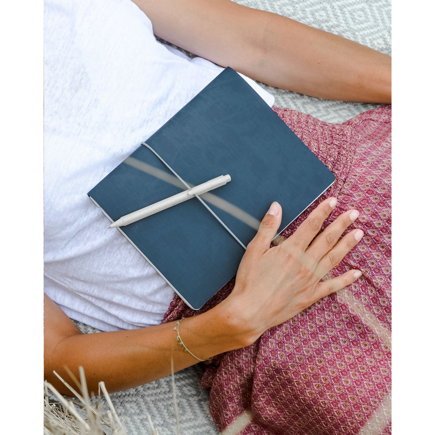 Recycled Leather Refillable Notebook A5
