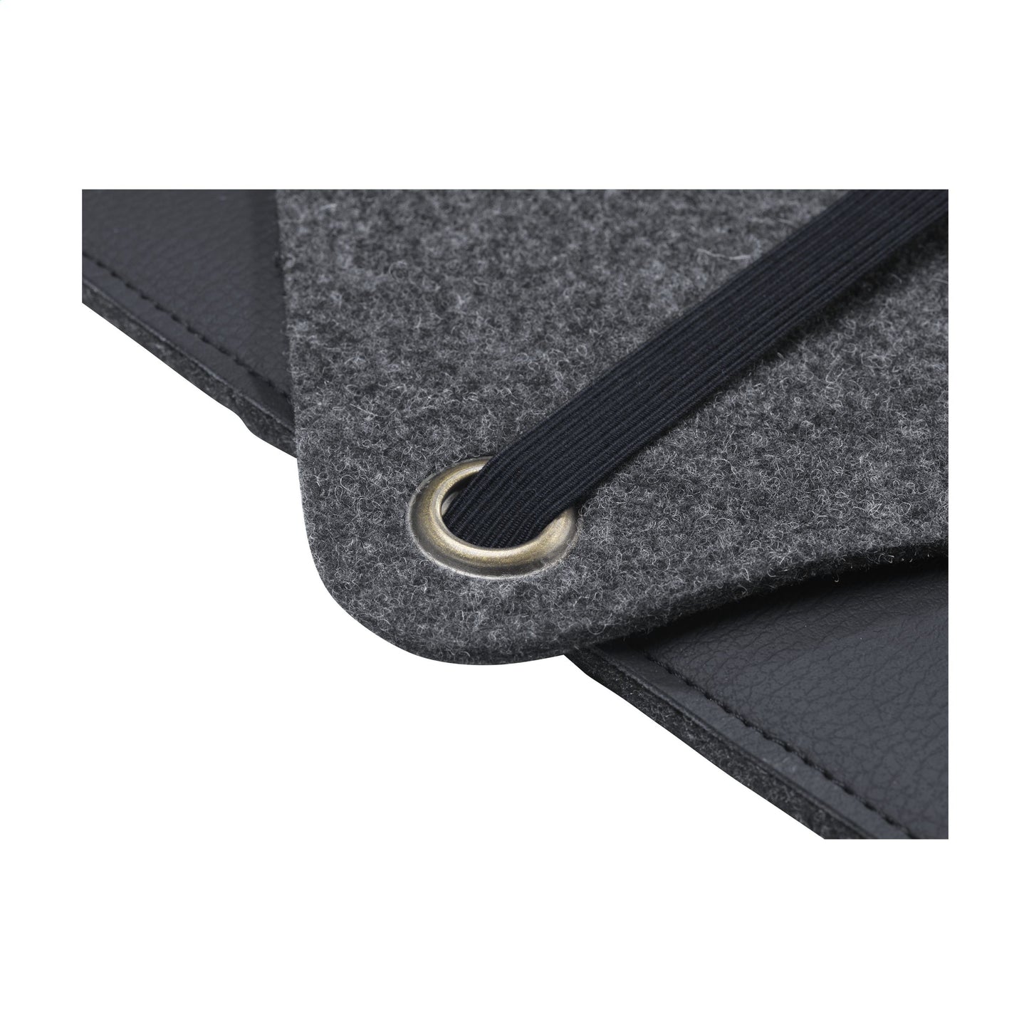 Recycled Felt & Apple Leather Laptop Sleeve 15/16"