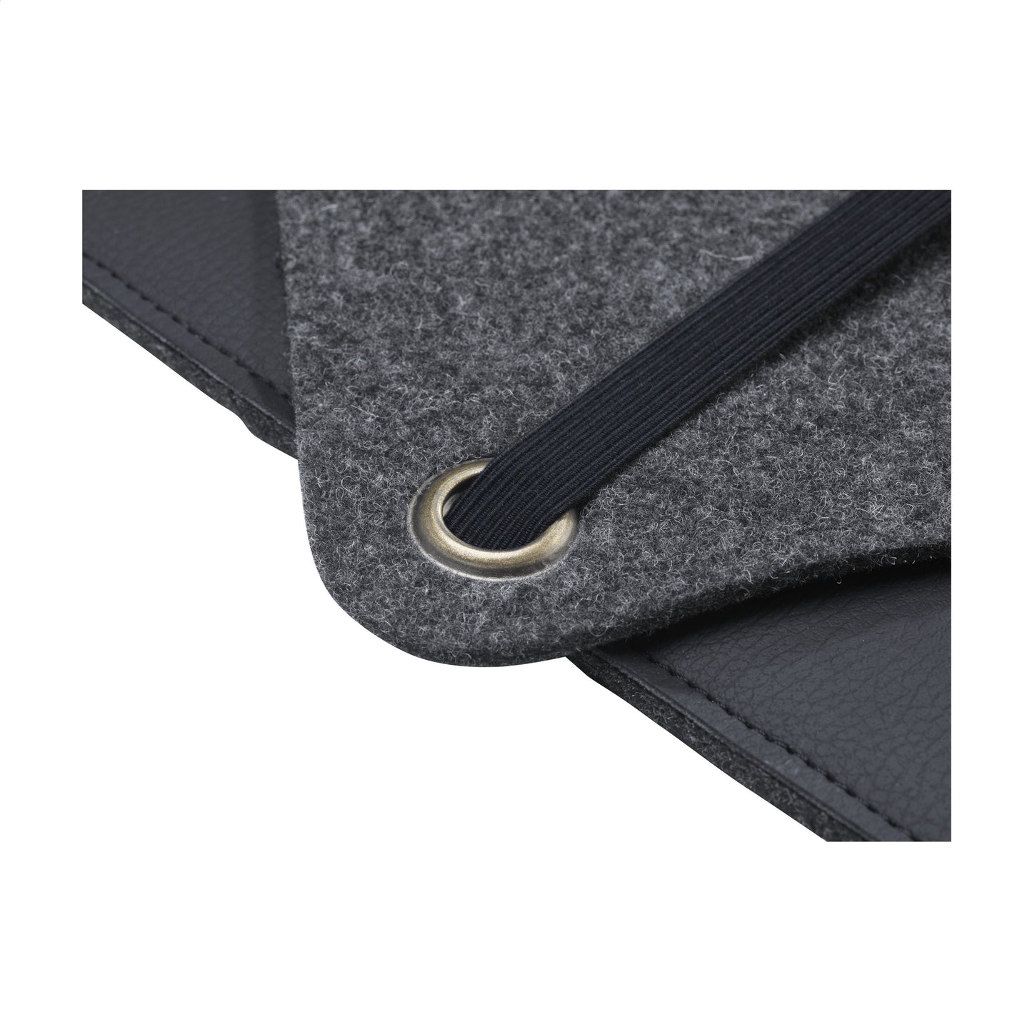 Recycled Felt & Apple Leather Laptop Sleeve 14