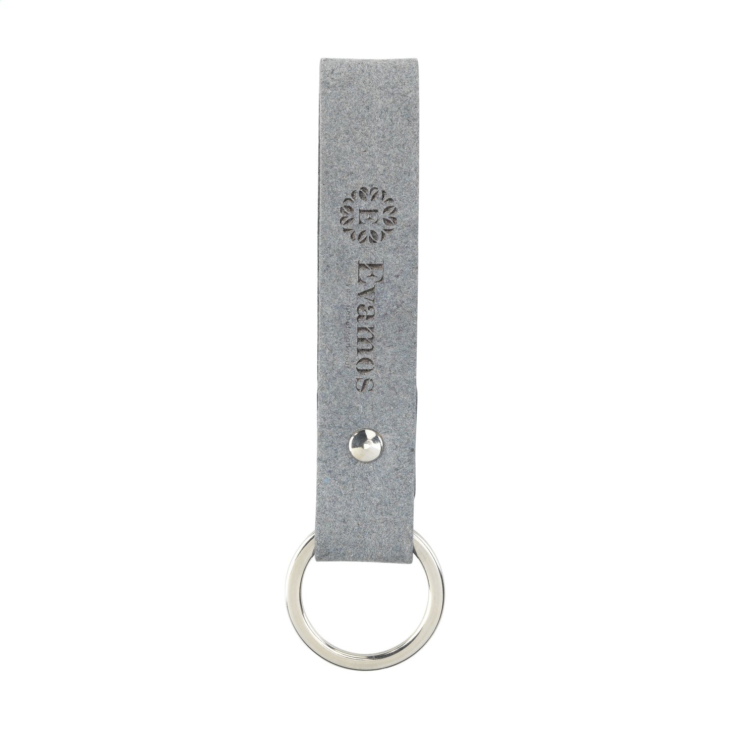 Recycled Denim Textile Keyring Keychain