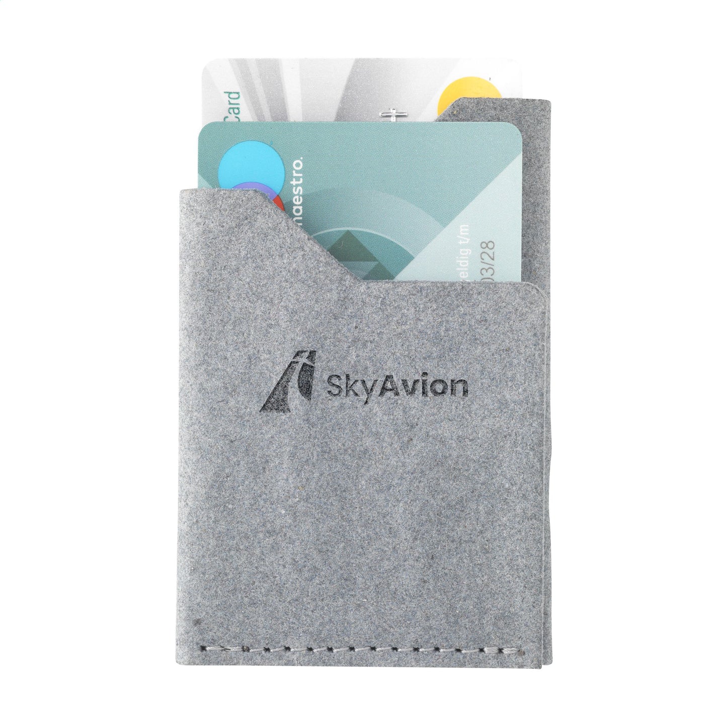 Recycled Denim Textile Cardholder card holder