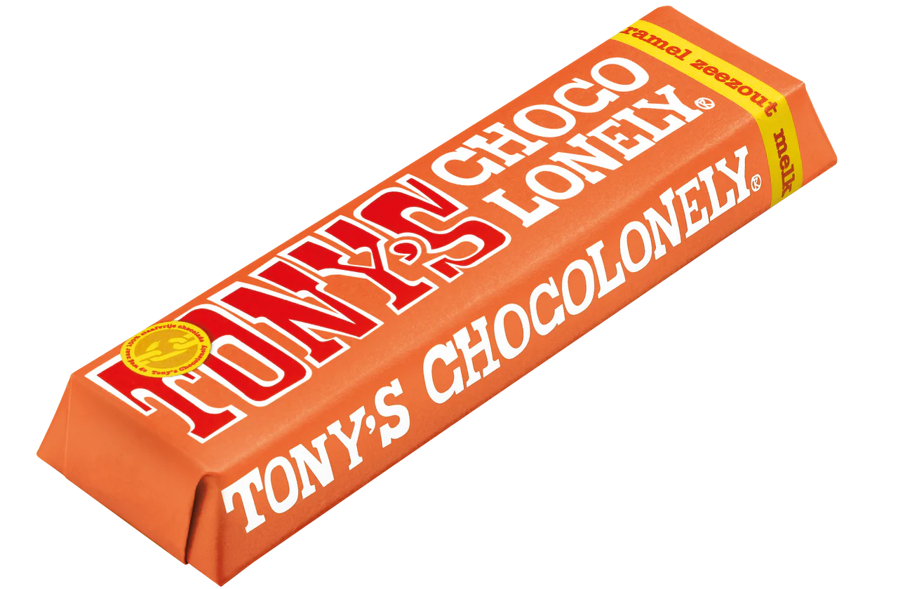 Tony's Chocolonely milk caramel sea salt 47 grams