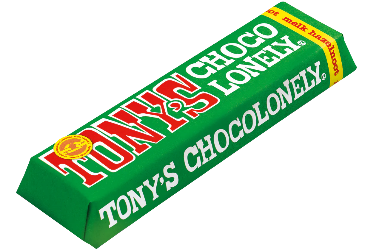 Tony's Chocolonely milk hazelnut 47 grams