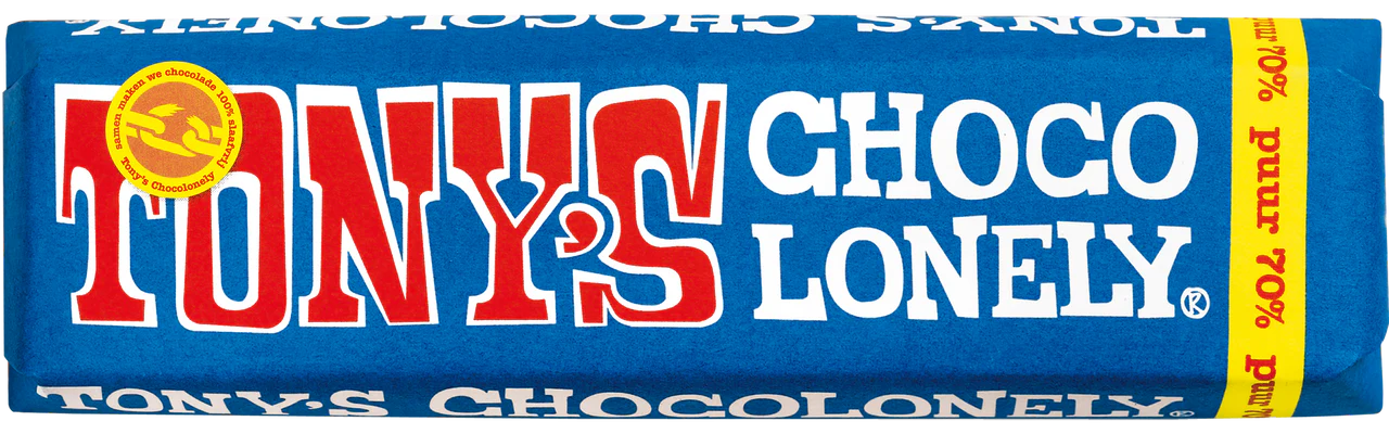 Tony's Chocolonely puur 50 gram