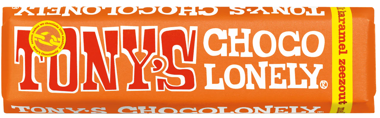 Tony's Chocolonely milk caramel sea salt 47 grams