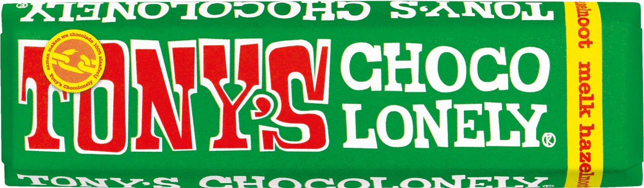 Tony's Chocolonely milk hazelnut 47 grams