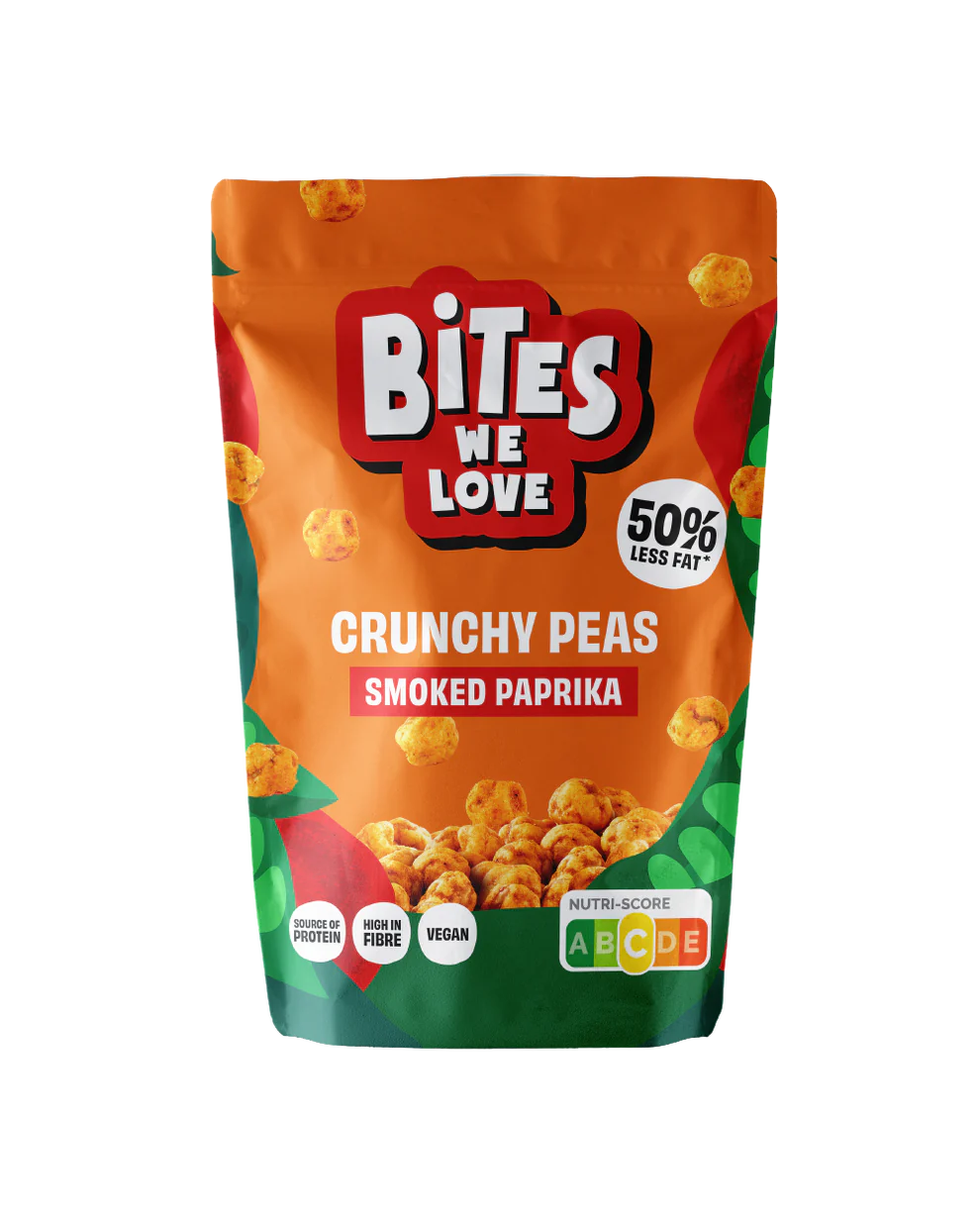 CRUNCHY PEAS SMOKED PAPRIKA - 100 grams