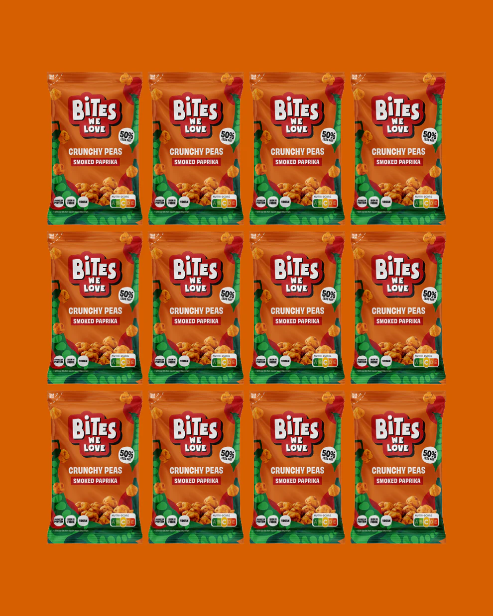CRUNCHY PEAS SMOKED PAPRIKA - 30 grams