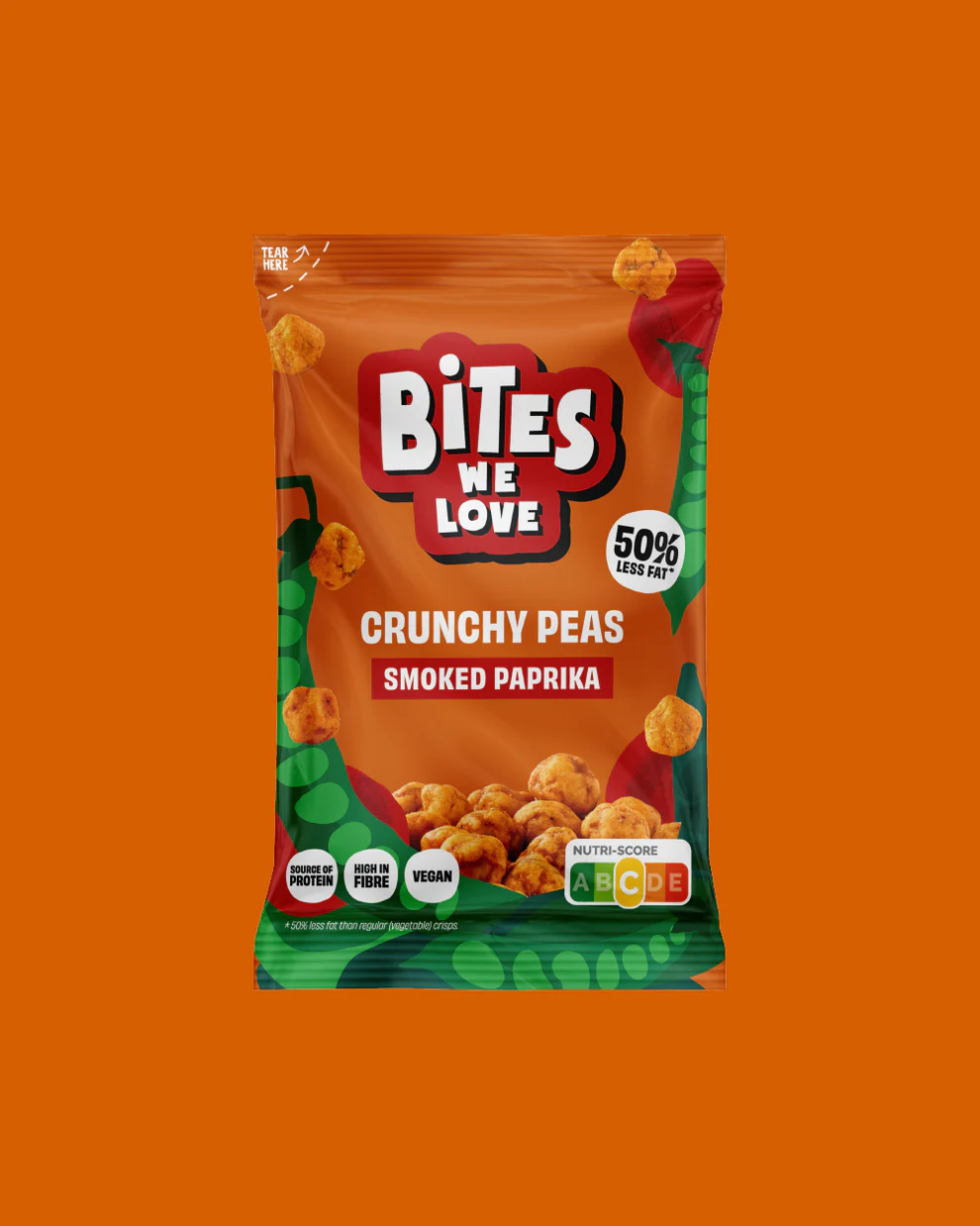 CRUNCHY PEAS SMOKED PAPRIKA - 30 grams