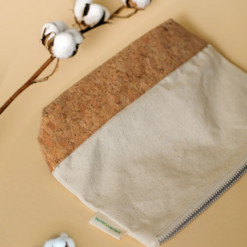 Toiletry bag cork cotton