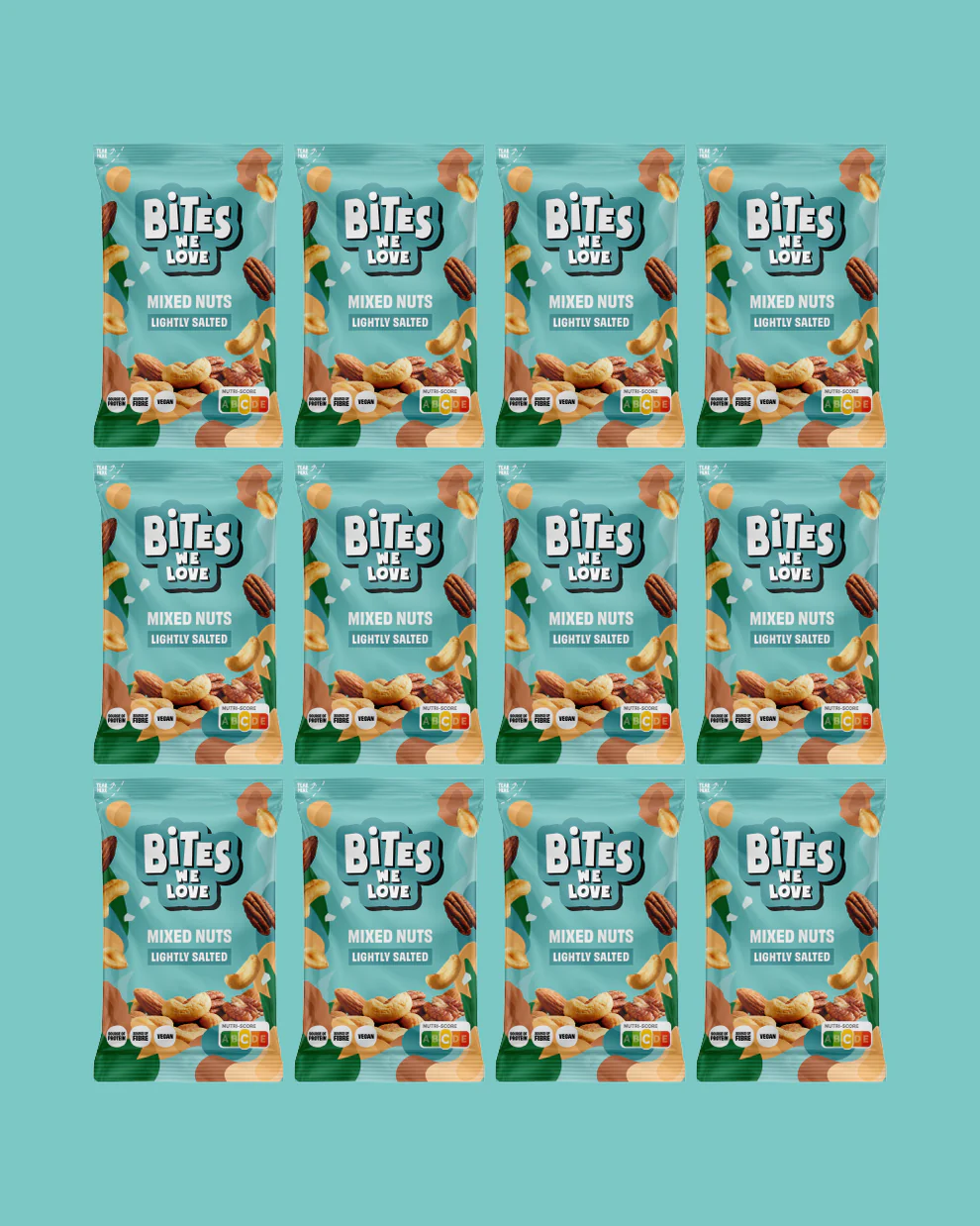 MIXED NUTS LIGHTLY SALTED - 30 grams