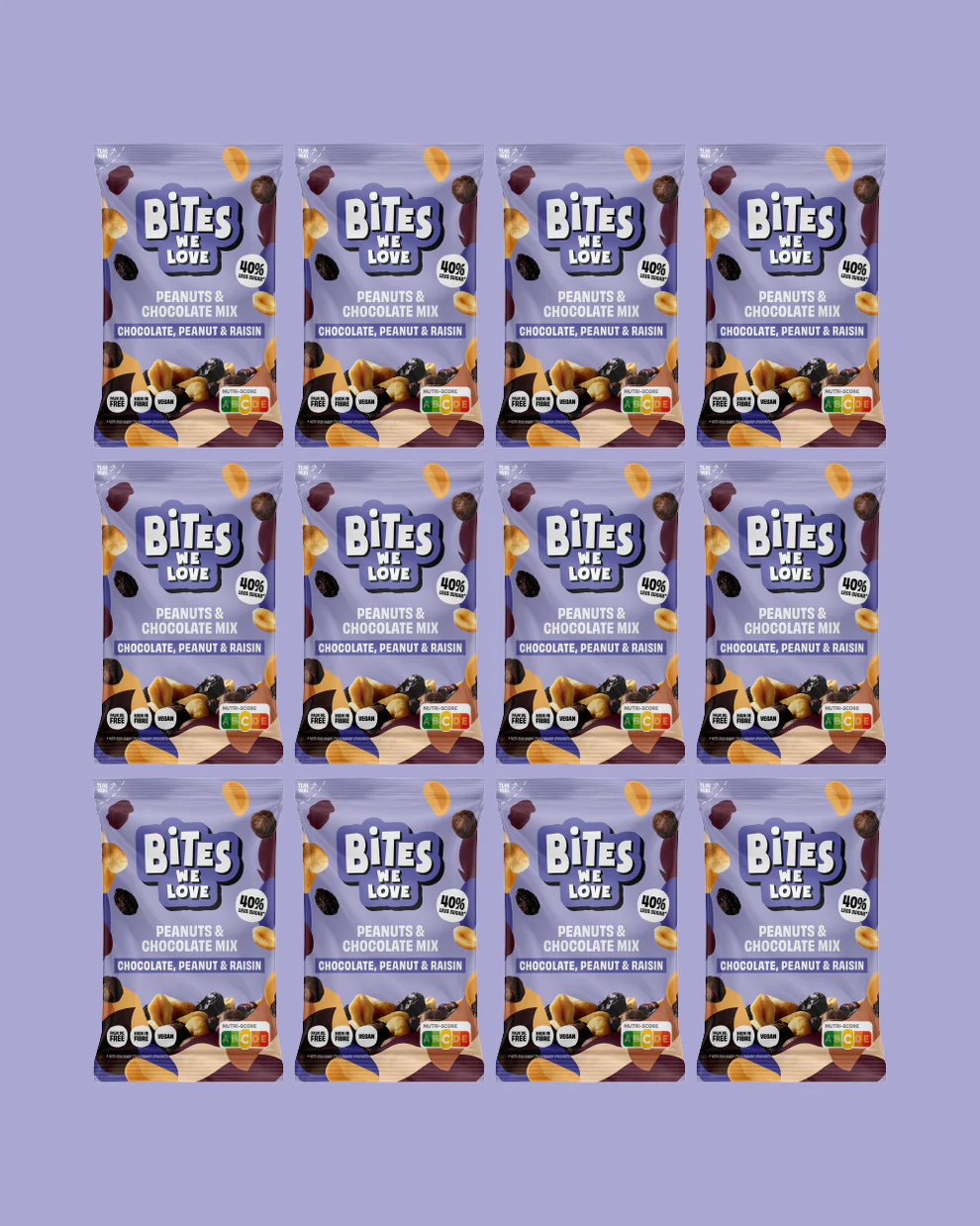CHOCOLATE PEANUT RAISIN MIX - 30 grams