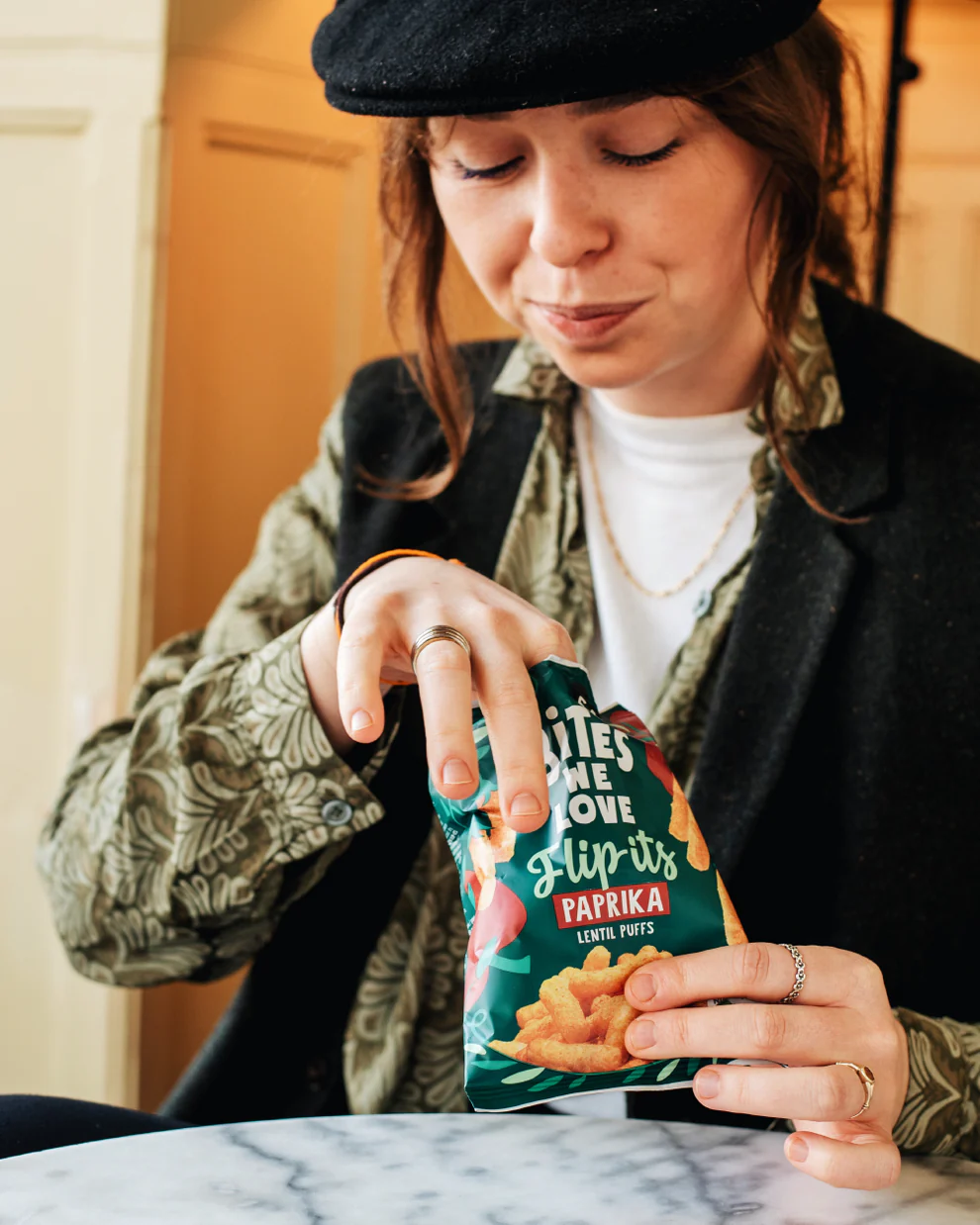 LENTIL PUFFS PAPRIKA - 18 grams
