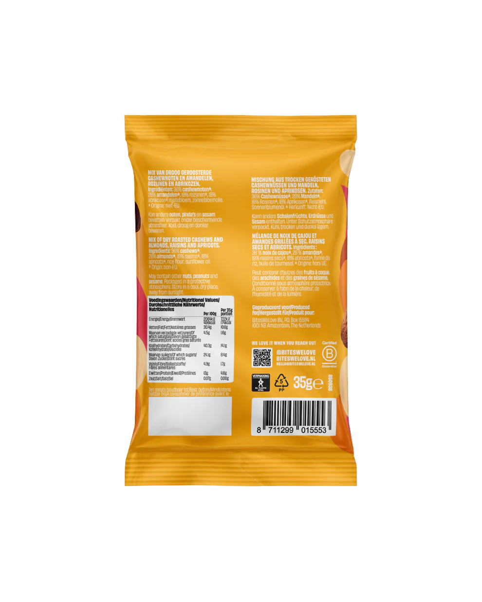 APRICOT NUT MIX - 35 gram