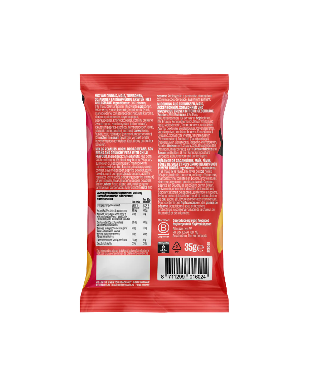 CHILLI NUT MIX - 35 grams