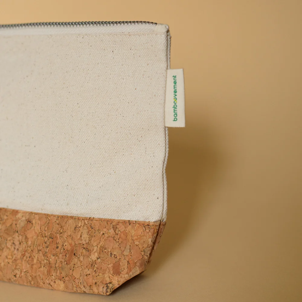 Toiletry bag cork cotton