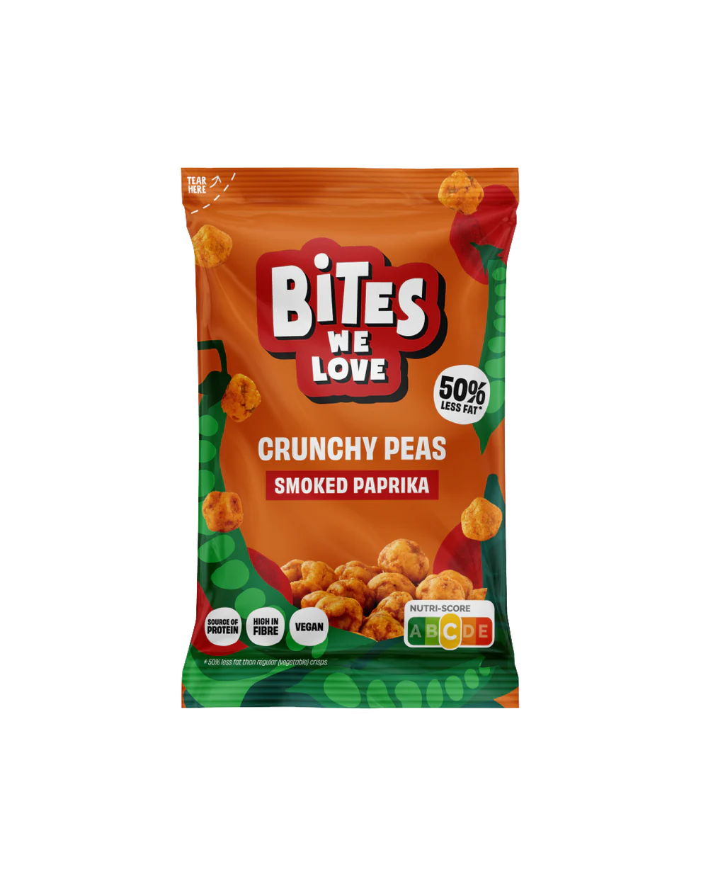 CRUNCHY PEAS SMOKED PAPRIKA - 30 grams