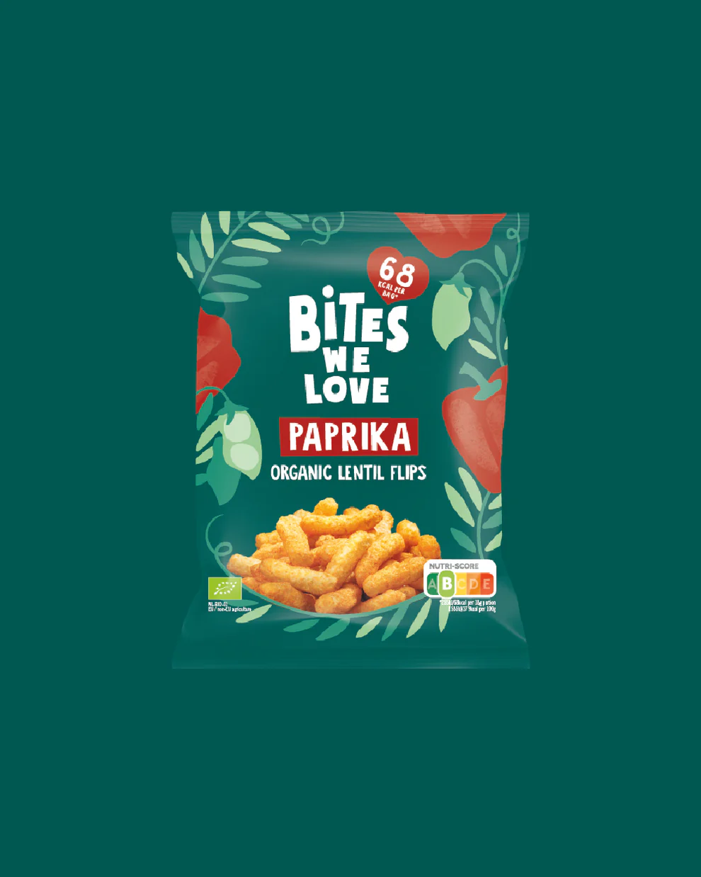 LENTIL PUFFS PAPRIKA - 18 grams