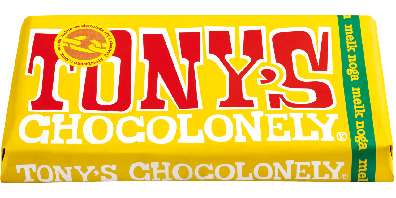 Tony's Chocolonely melk noga 180 gram