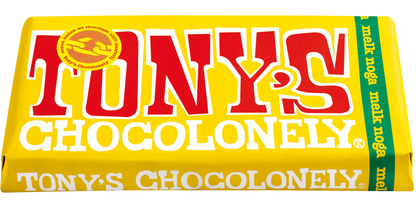 Tony's Chocolonely melk noga 180 gram