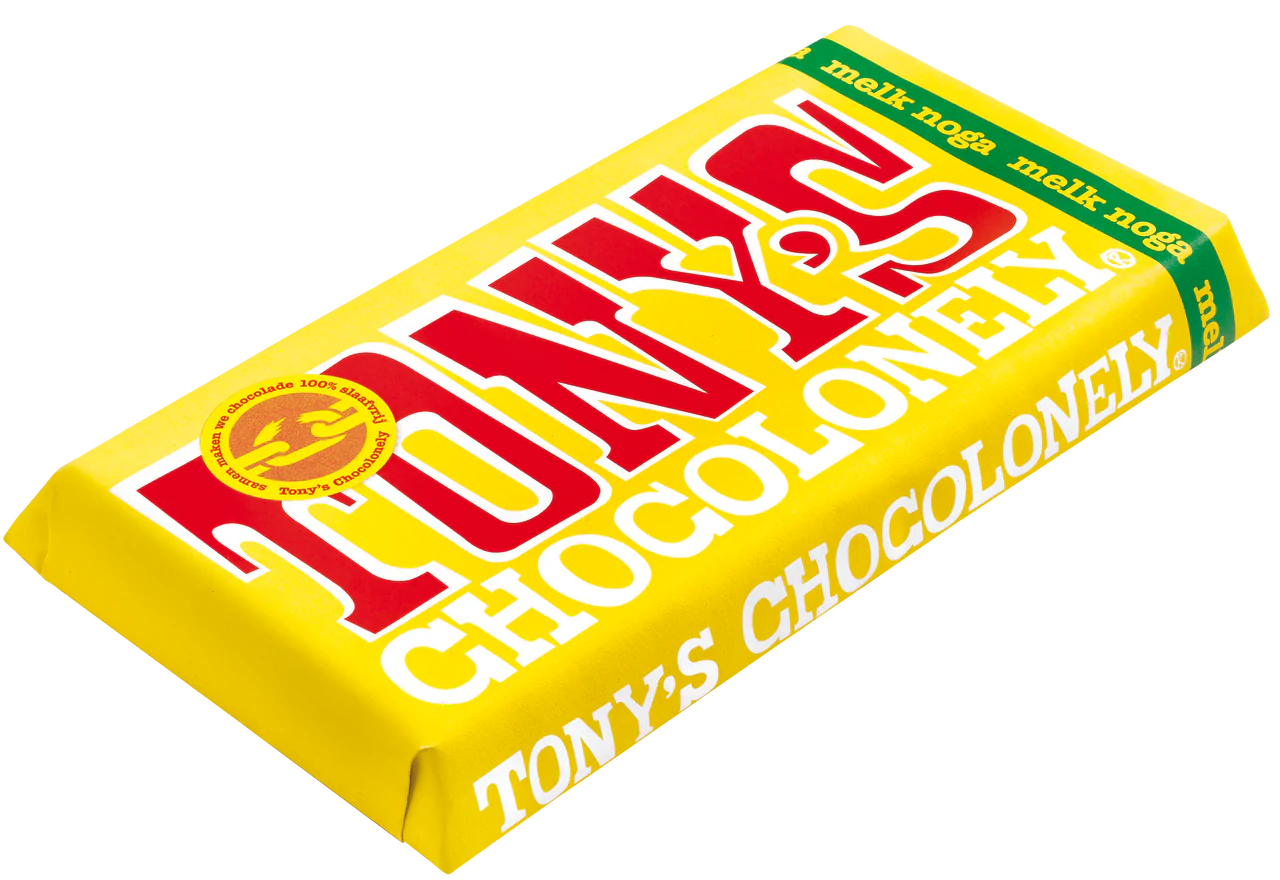 Tony's Chocolonely melk noga 180 gram