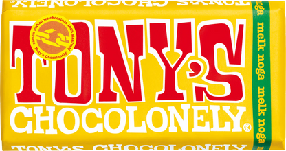 Tony's Chocolonely melk noga 180 gram