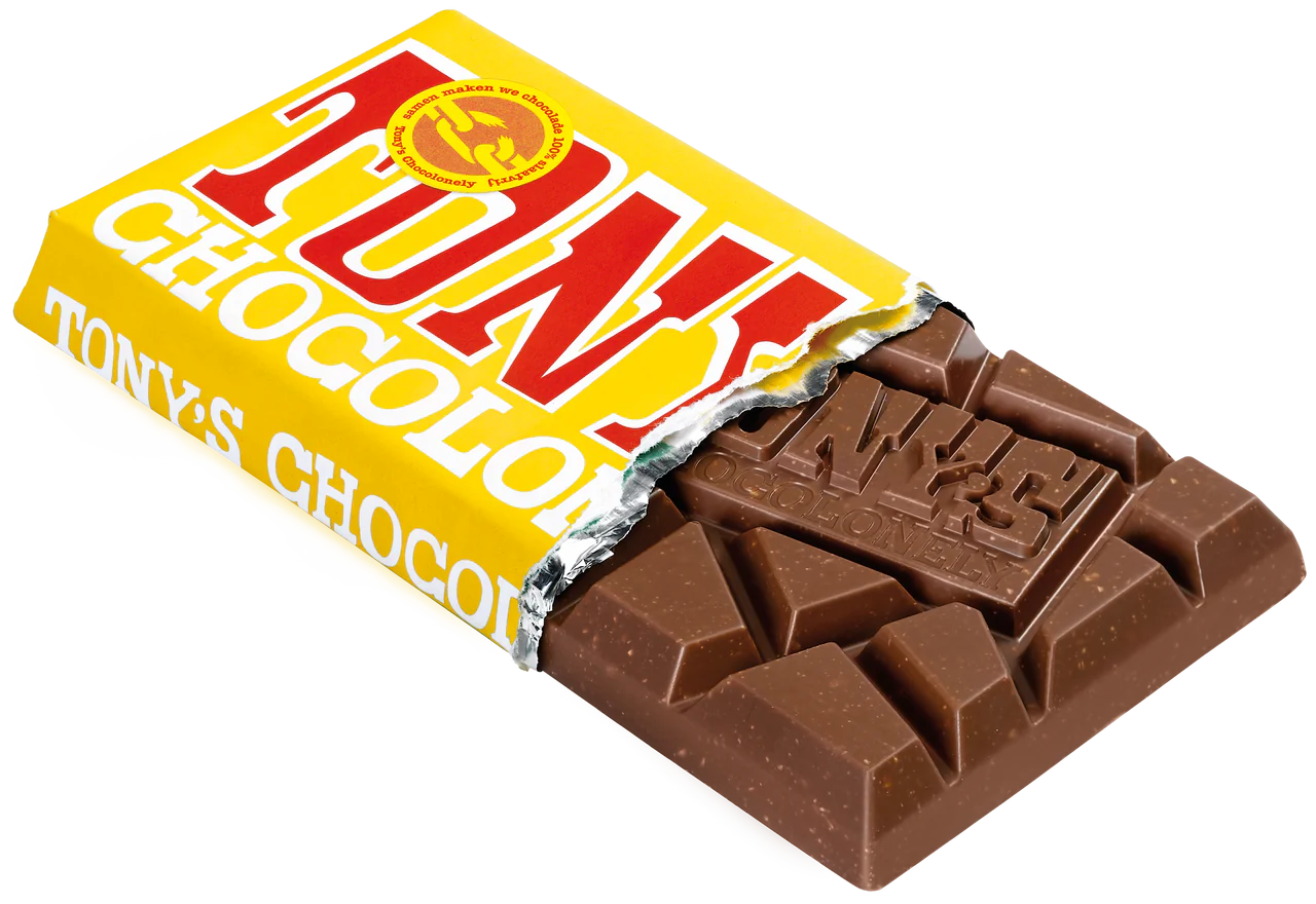 Tony's Chocolonely melk noga 180 gram